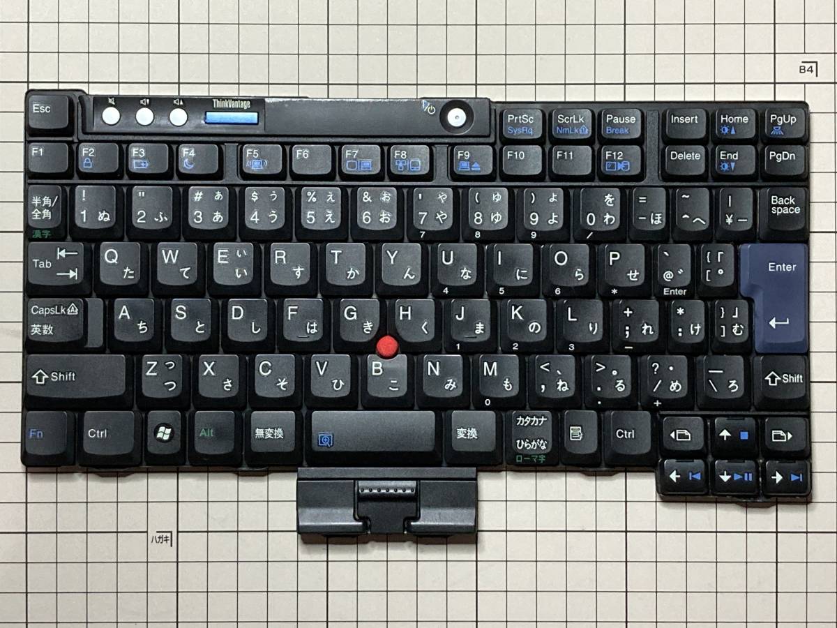 美品Lenovo ThinkPad X60 X60s X61 X61s 日本語キーボード 42T3492 42T3460 KS93-JP NMB ①_画像1