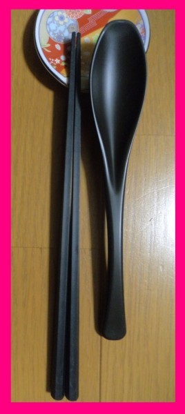 [ free shipping : cutlery :6ps.@: chopsticks x3 & spoon x3]* hexagon chopsticks : made in Japan :[ dishwasher * dryer correspondence ]* peace chopsticks : chopsticks :. chopsticks : chopsticks 