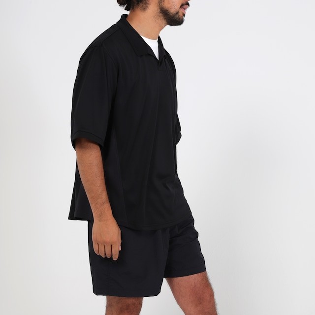 新品 OVY 98 Soccer Game Shirts ブラック 半袖シャツ ポロシャツ