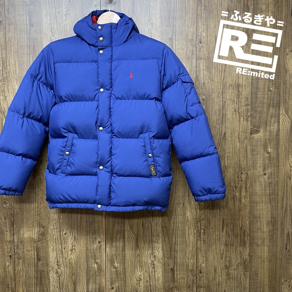 POLO RALPH LAUREN ポロラルフローレン ダウンジャケット ボーイズ L ブルー