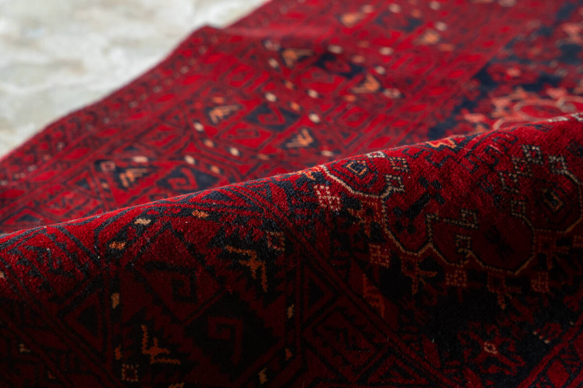 ￥70,000→￥33,000 スペシャル価格 269×94cm 手織り 絨毯 カーペット ヴィンテージ ラグ ペルシャ絨毯 アウトレット_画像4