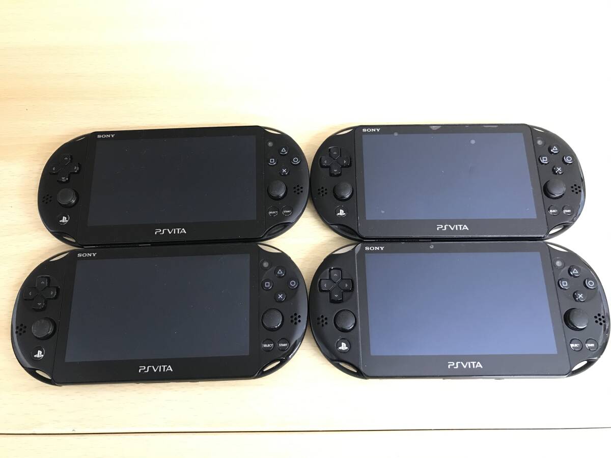 073 (18-03) ジャンク扱い SONY ソニー PlayStation Vita PSVita ヴィータ 本体 PCH-2000 通電・移動確認済み 10台 セット 大量 まとめ ③_画像4