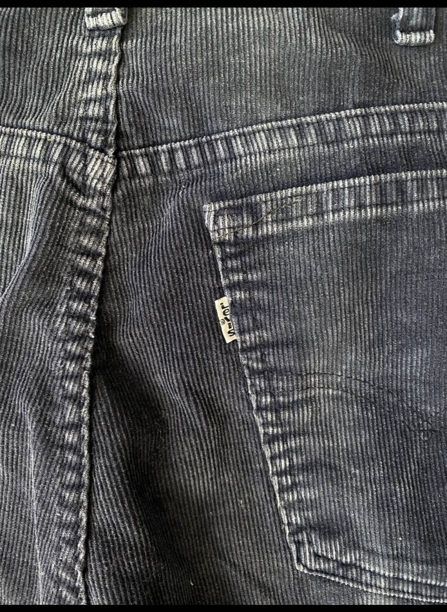 ●希少 紺コーデュロイ Levis 517 W36 USA製 検ビッグE XX 501 66 519 518 517 60's 70's ビンテージ リーバイス 前期 後期 1st 2nd_画像7