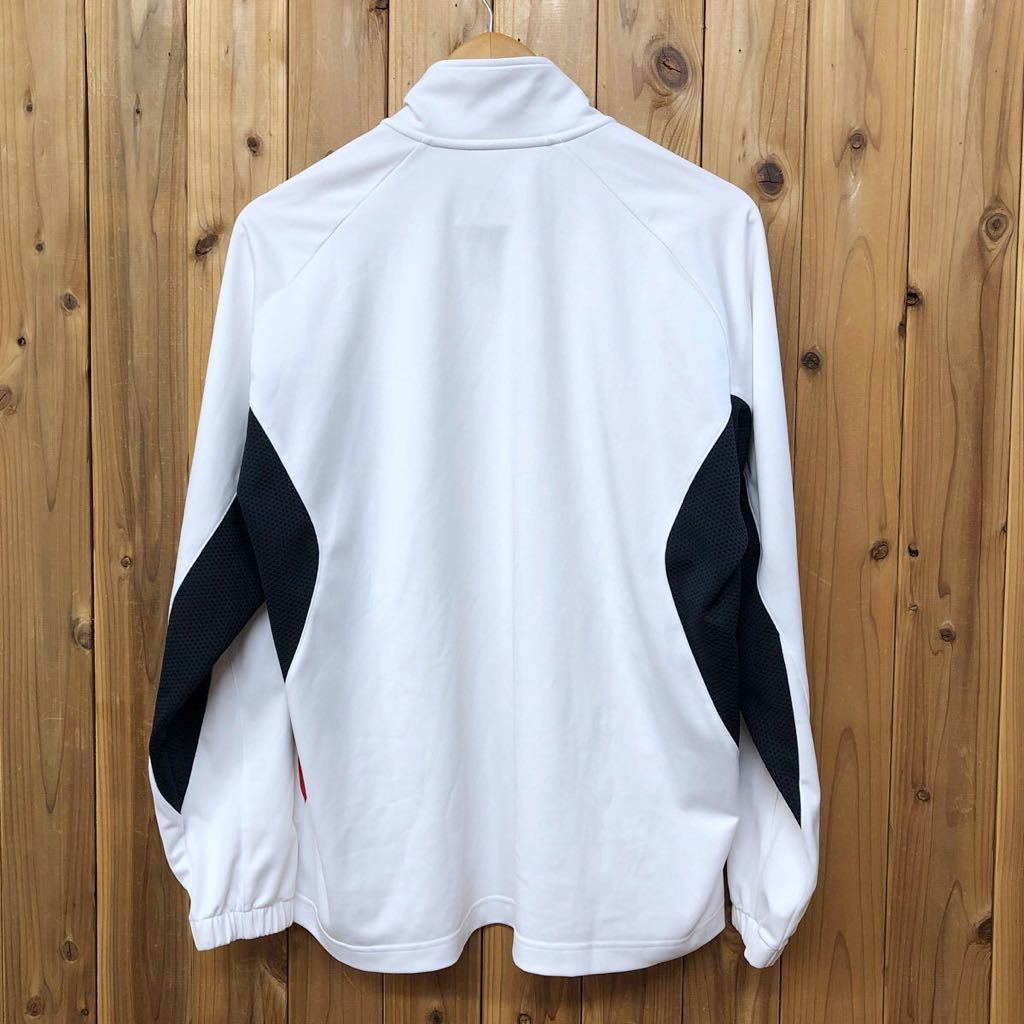 MIZUNO / Mizuno мужской L длинный рукав джерси жакет Logo вышивка Zip выше спортивная куртка тренировка спорт одежда 