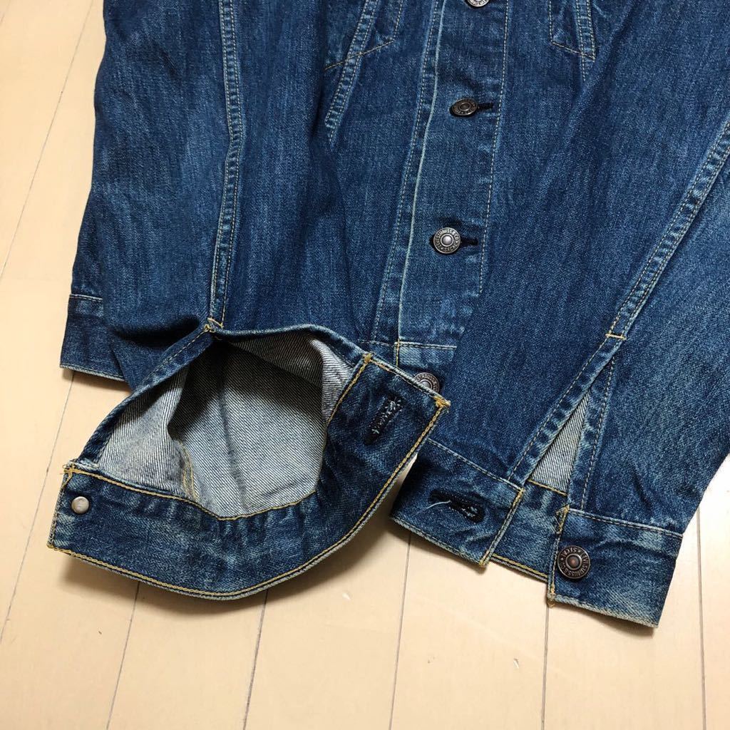 92年*LEVI STRAUSS&CO. LEVI'S リーバイス LOT71557 SIZE40 長袖ジャケット ジージャン デニムジャケット ビッグE アメカジ ビンテージ古着_画像8