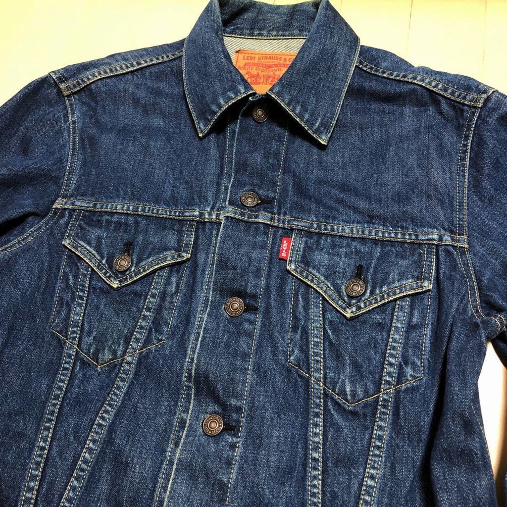 92年*LEVI STRAUSS&CO. LEVI'S リーバイス LOT71557 SIZE40 長袖ジャケット ジージャン デニムジャケット ビッグE アメカジ ビンテージ古着_画像6