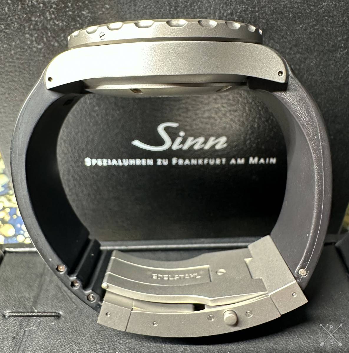 sinn ジン U１/Uボート・スチール1,000m防水 耐磁4,800A/m 中古美品_6.他側、本体綺麗です。