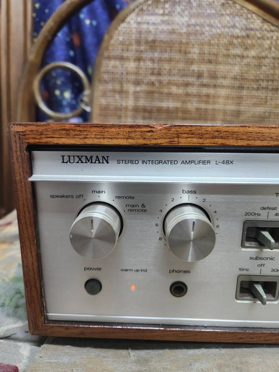 フルレストア！極上完動超美品！LUXMANプリメインアンプL-48X