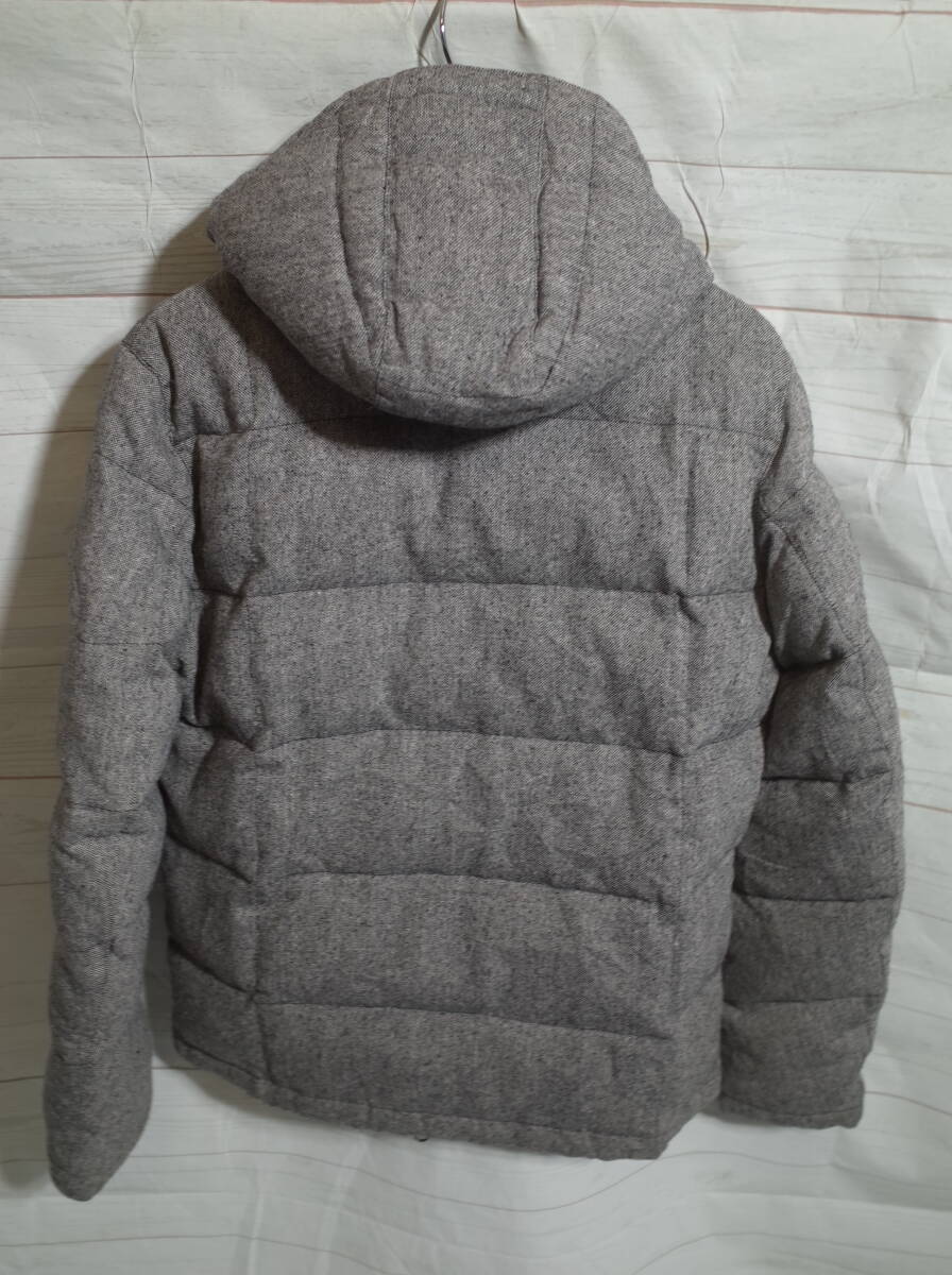  men's pj577 Michel Klein Homme MICHEL KLEIN HOMME hood nep entering double Zip volume down down jacket 48 gray 