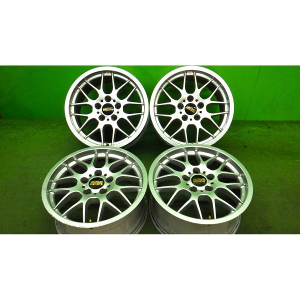 BMW等に■BBS RX203 RX204 社外アルミホイール 17x8J 5穴 120 +10/+38 約72 4本SET■中古 若干の傷,腐食あり■帯広市手渡し可■6011903Q03_画像1