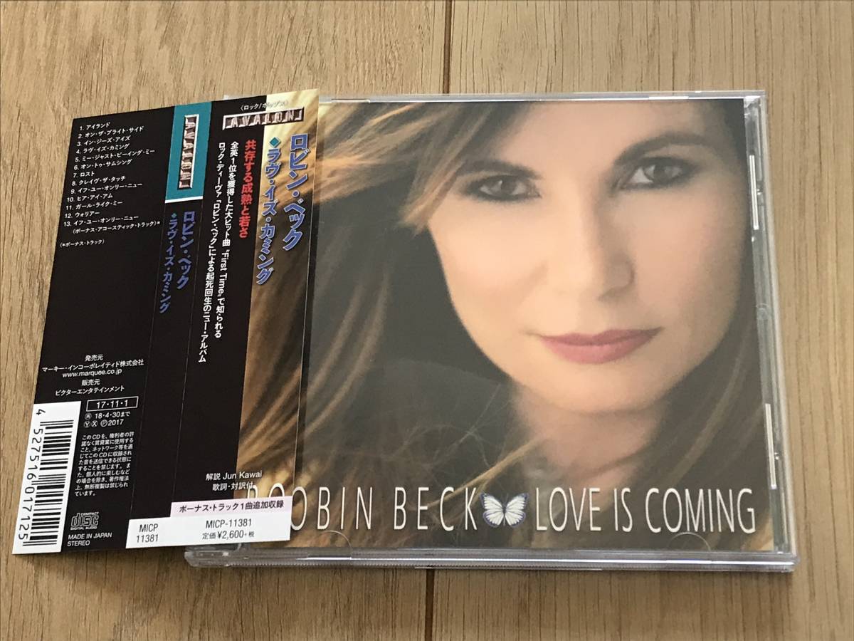 [国内盤美品CD] ROBIN BECK ロビン ベック ( HOUSE OF LORDS / ハウス オブ ローズ ) / LOVE IS COMING ラヴ イズ カミング_画像1