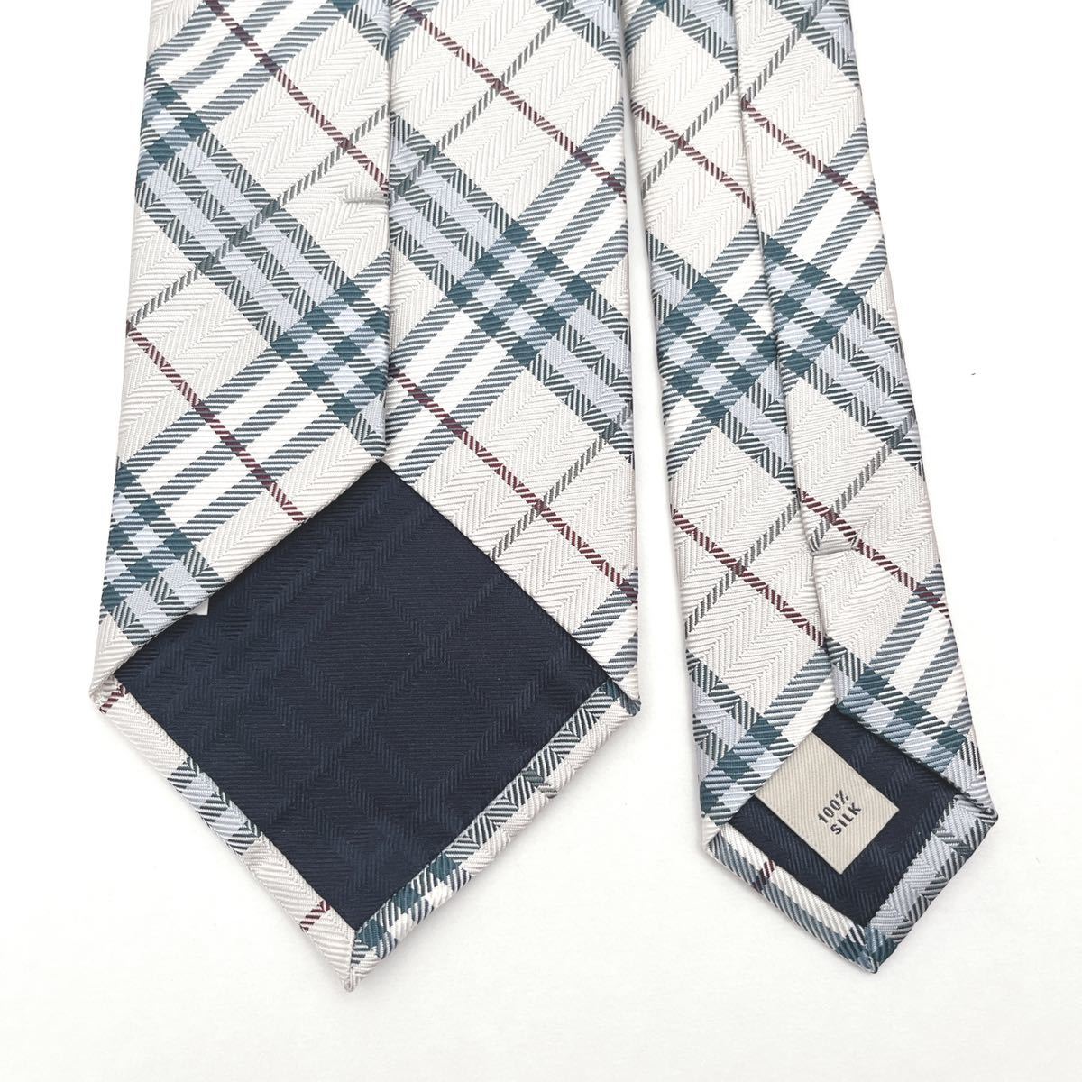 BURBERRY Burberry превосходный товар галстук высший класс шелк noba проверка вышивка 