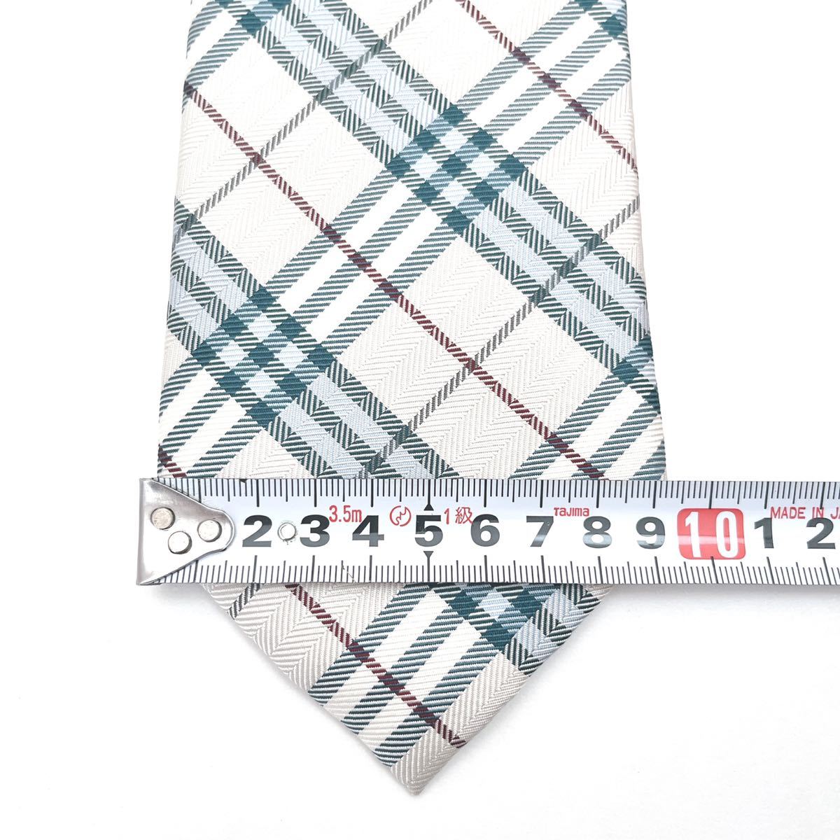 BURBERRY Burberry превосходный товар галстук высший класс шелк noba проверка вышивка 