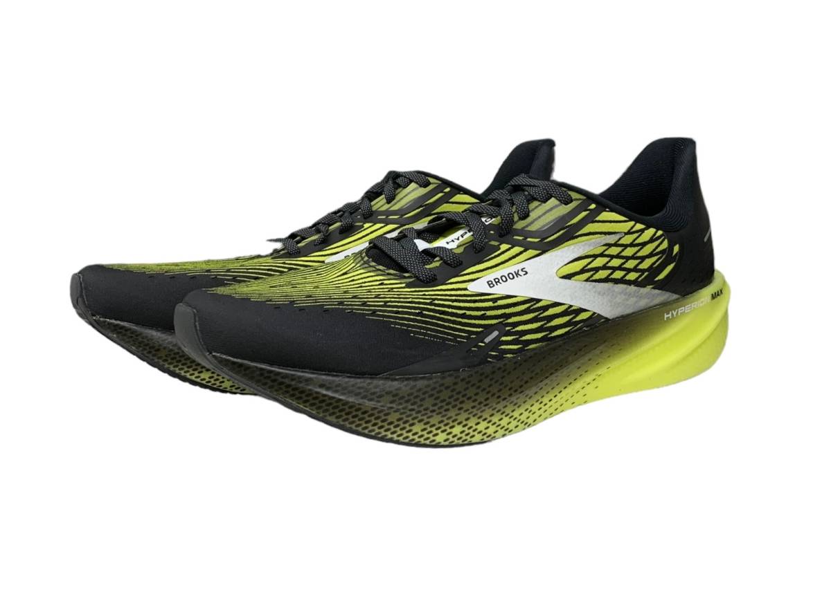 BROOKS (ブルックス) ハイペリオン マックスランニングシューズ スニーカー 113901D078 29.0cm ブラック×イエロー メンズ/025