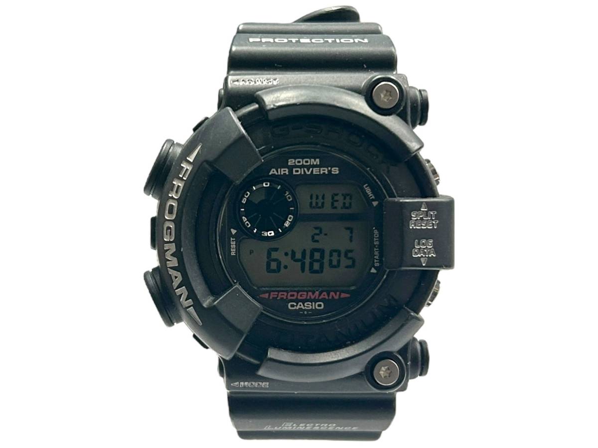 CASIO (カシオ) G-SHOCK Gショック FROGMAN フロッグマン デジタル腕時計 クォーツ DW-8200Z 黒 ブラック メンズ/091_画像1