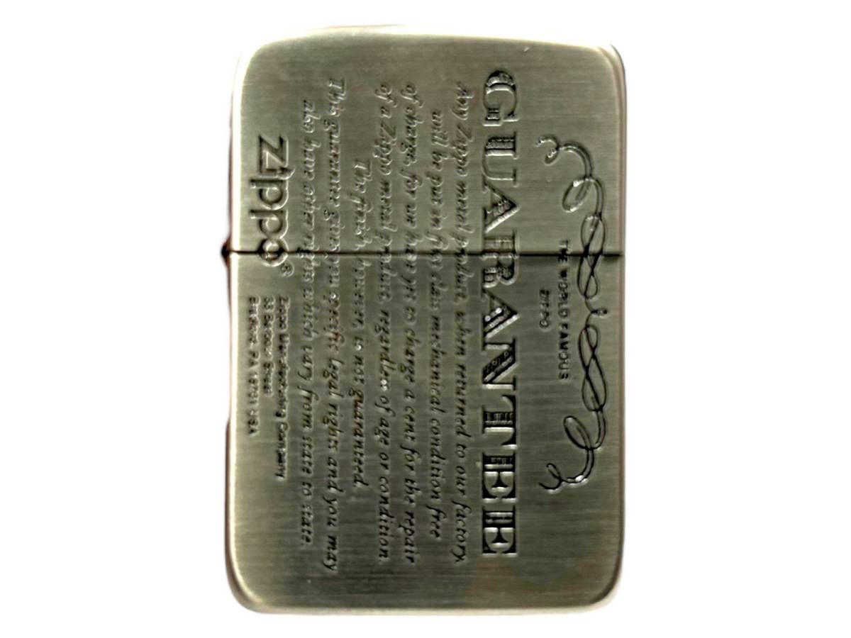 zippo (ジッポー) 2022年製 1941レプリカ GUARANTEE ギャランティ オイルライター シルバー 雑貨/091_画像1