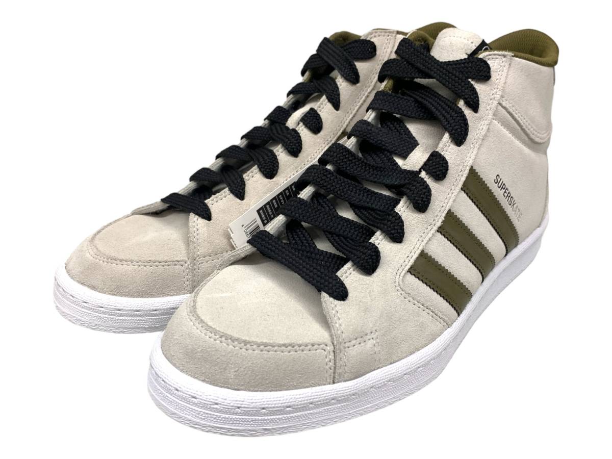 adidas (アディダス) SNEEZE SUPERSKATE スニーズ スーパースケート IF2704 ハイカットスニーカー IF2704 US10 28cm ベージュ メンズ/036_画像1