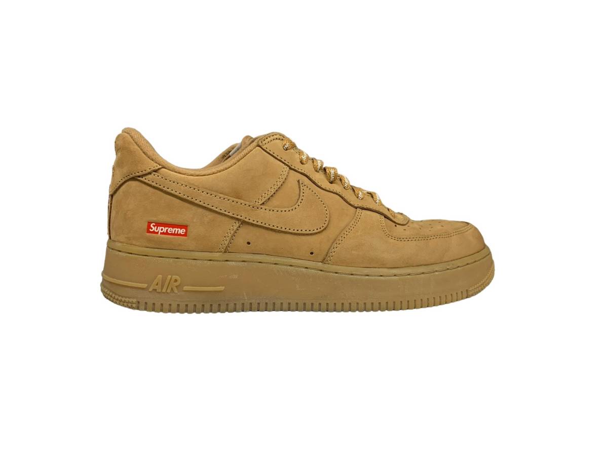 NIKE (ナイキ)×SUPREME (シュプリーム) AIRFORCE1 エアフォース ロー ウィート スニーカー DN1555-200 US9.5 27.5cm ブラウン メンズ/025の画像2