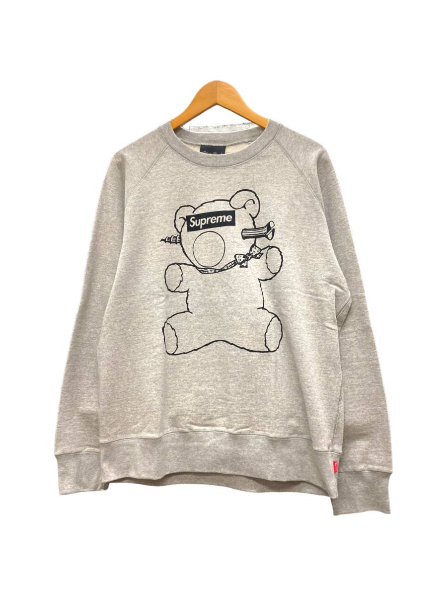 Supreme (シュプリーム) ×Undercover 2015SS Bear Box Logo Crewneck Sweatshirt クルーネックスウェット XL グレー メンズ/027_画像1