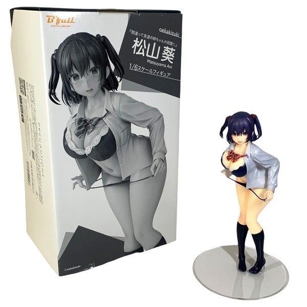 B´full oekakizuki イラスト 間違って友達の姉ちゃんの部屋に 松山葵 1/6 塗装済 完成品 フィギュア / びーふる figure  【匿名配送】