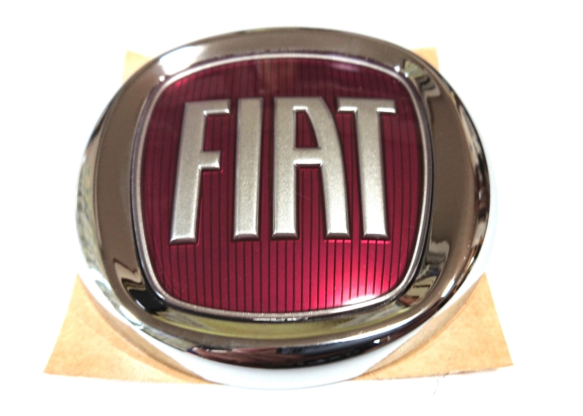 Fiat500★フィアット純正 フロントリアエンブレムセット 新品 No.0051932710/0735565897【送料無料】フィアット500_画像4
