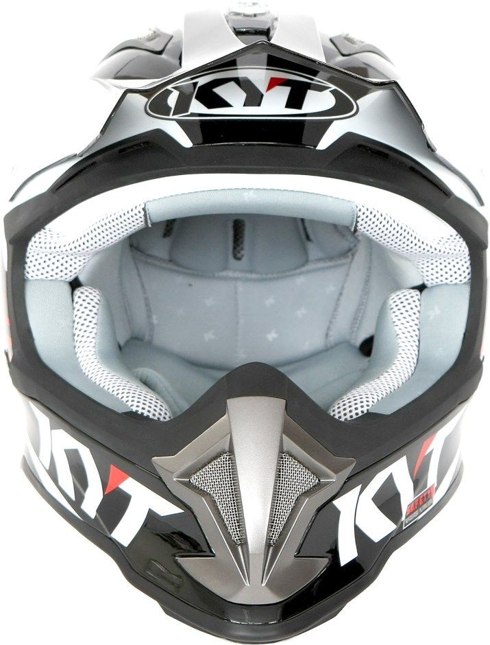 KYT STRIKE EAGLE K-MX シリーズ ブラック/レッド XS 53-54cm ,KYT ストライクイーグル ヘルメット オフロード フルフェイス_＊画像はイメージです