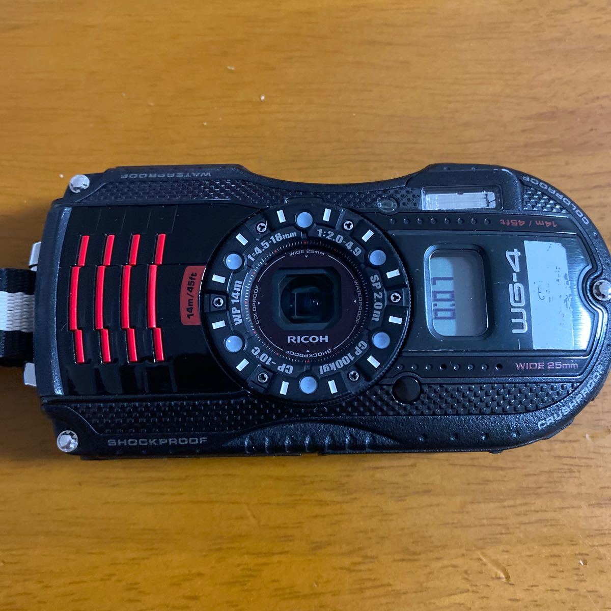 RICOH WG-4 GPS デジタルカメラ 防水 撮影 写真 リコー カメラ 中古 バッテリーセット_画像2