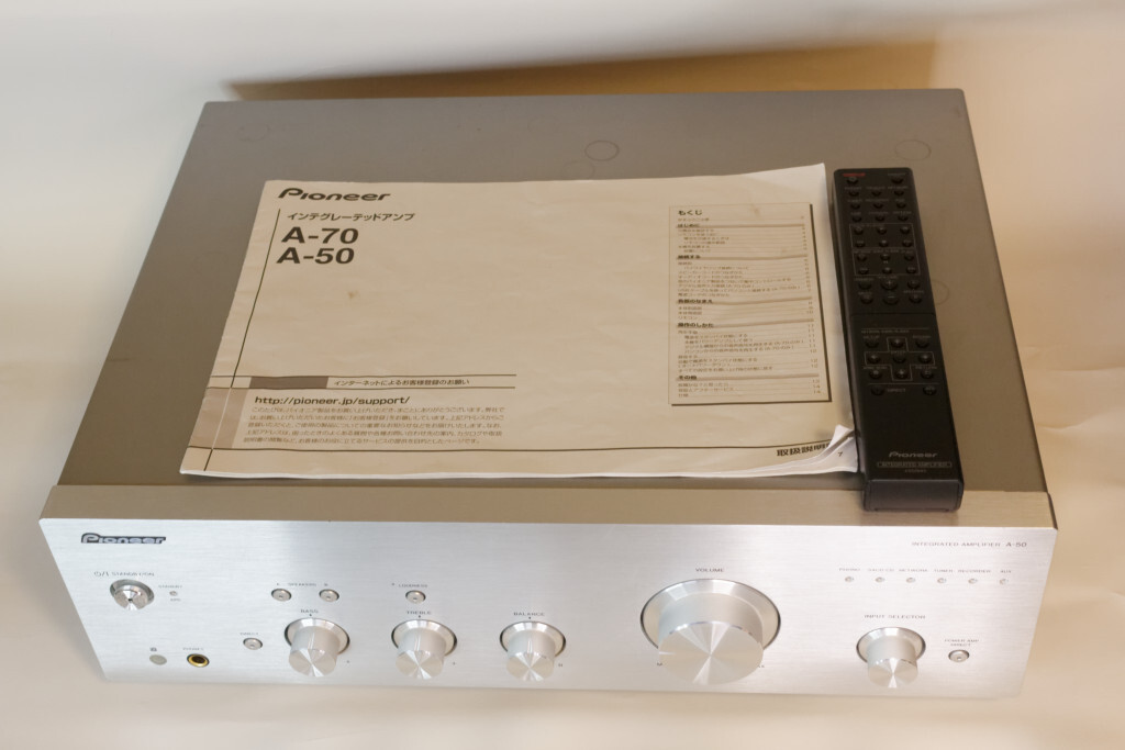 Yahoo!オークション - Pioneer A-50 プリメインアンプ Yahoo!オークション - Pioneer A-50 プリメインアンプ