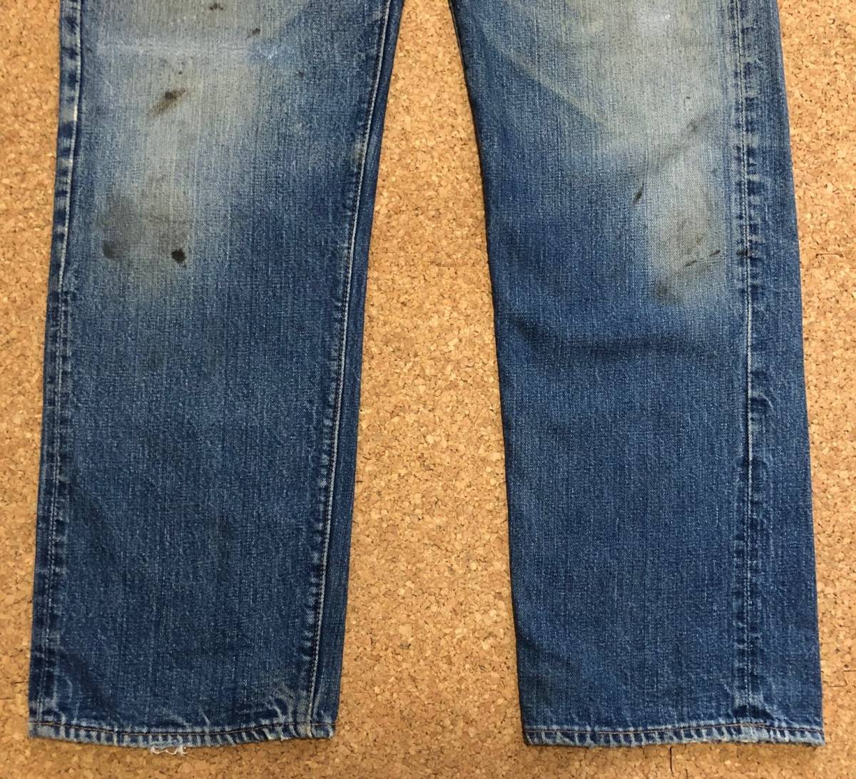 60S LEVIS リーバイス501 BIGE 足長R 実寸約W30インチ！ リペア済み 【他にもヴィンテージ出品中！】_画像9