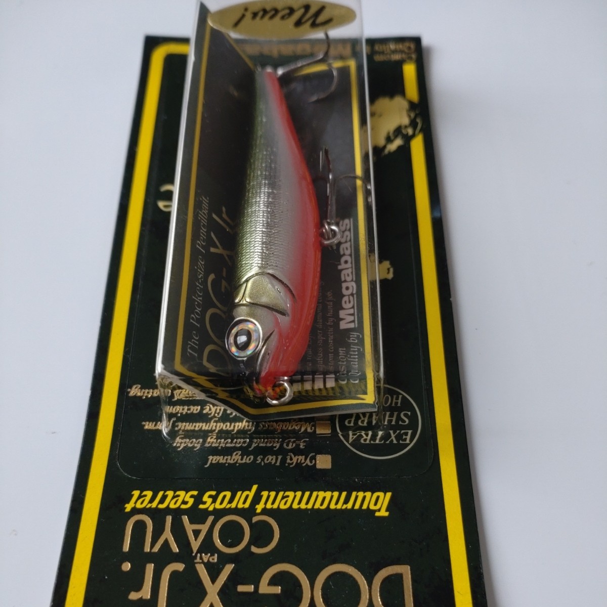 【新品未使用】メガバス／ドッグ-X Jr. コアユ《M RB-SHAD》2005年表記 DOG-X Jr. COAYU_画像1