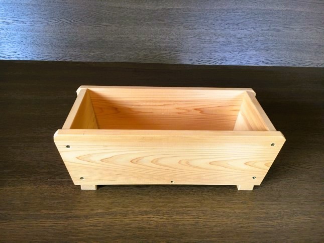  wooden .. . planter plant pot M size ( width 36cm× depth 17cm× height 13cm)