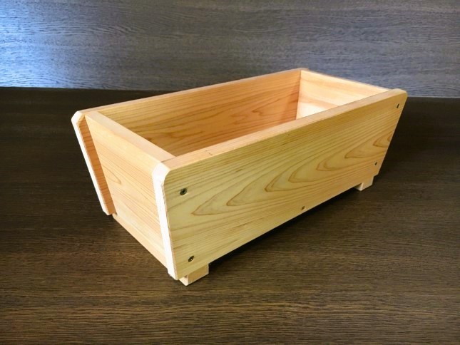  wooden .. . planter plant pot M size ( width 36cm× depth 17cm× height 13cm)