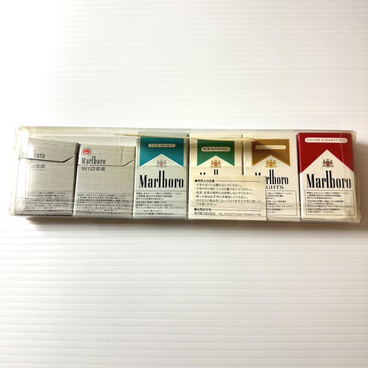 マルボロ　マッチ　Marlboro ケース付き　6個セット　煙草ケース　インテリア　置物_画像3