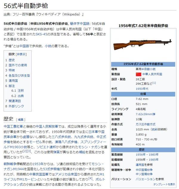 ペーパークラフト 五十六式ライフル AK47-III SKSカービン 茶色 五六式騎銃 スパイク型銃剣　日本軍_画像4