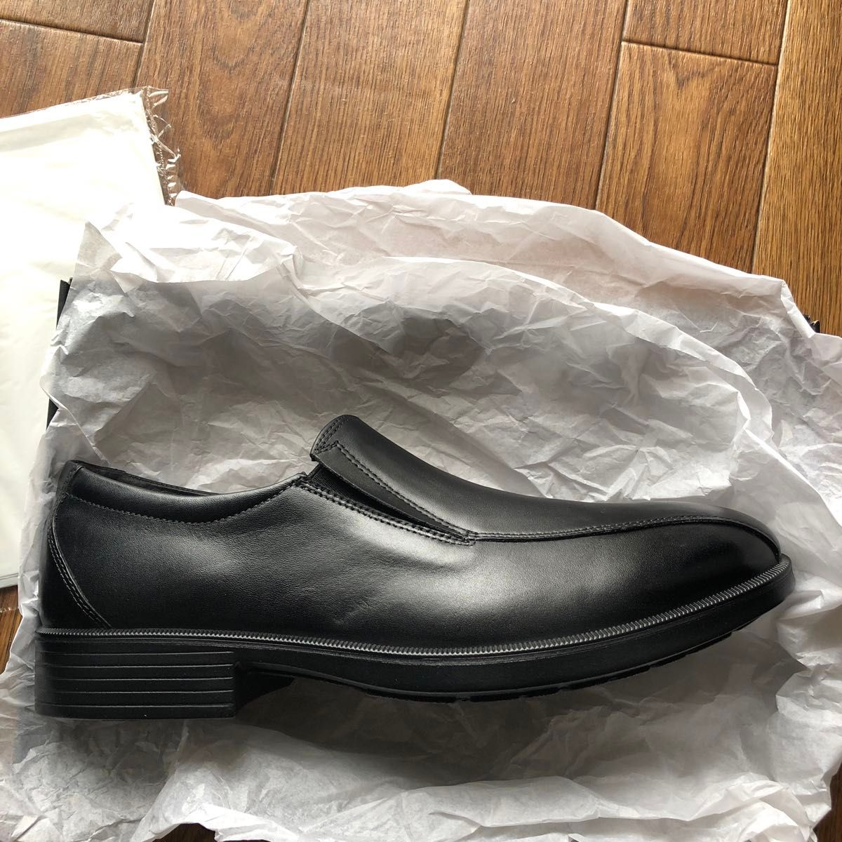[オールデイウォーク] ビジネスシューズ 革靴 防水 幅広 本革 4E メンズ ADM 0070 ブラック 26.0 cm