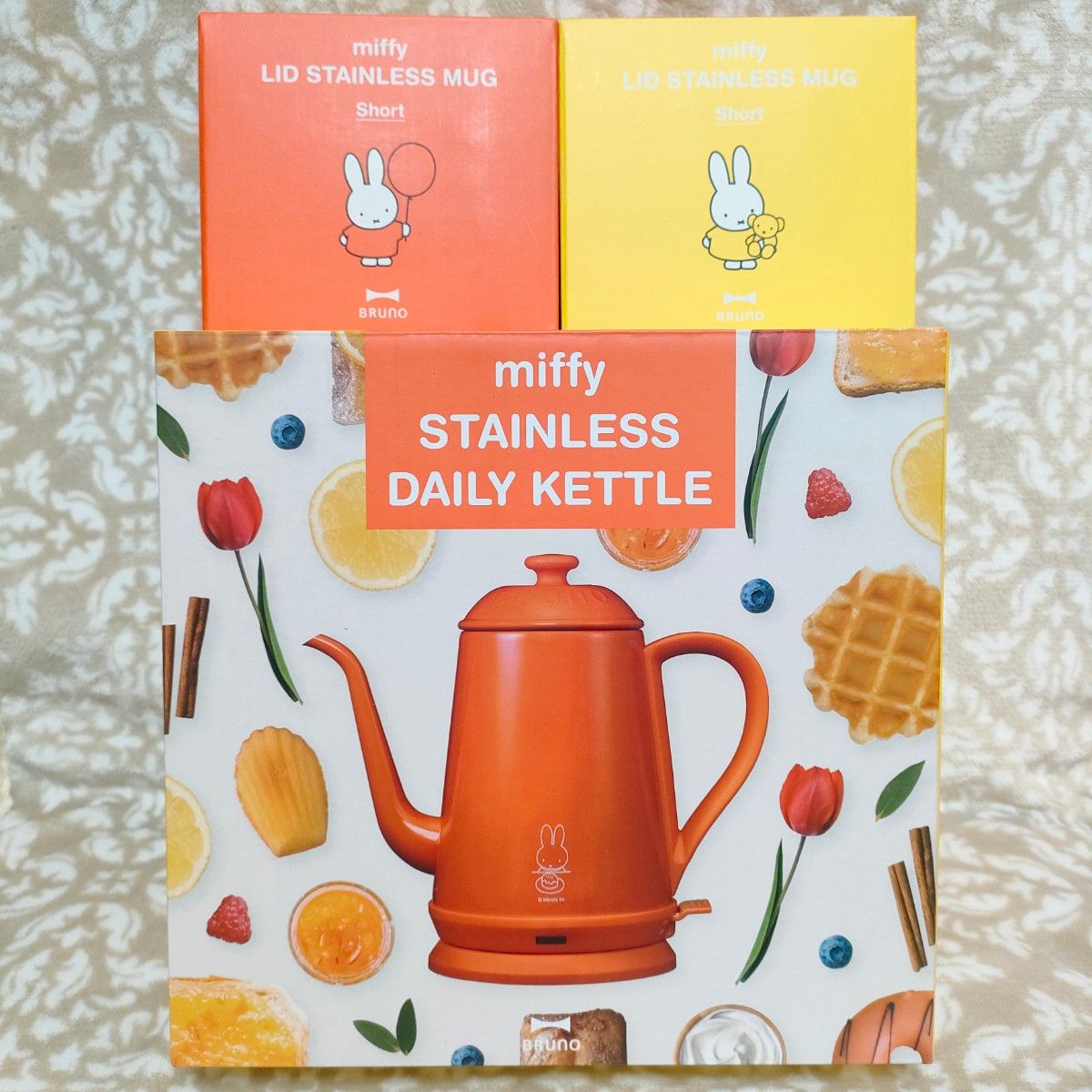 ミッフィー ステンレスデイリーケトル 蓋つきステンレスマグ セット Miffy