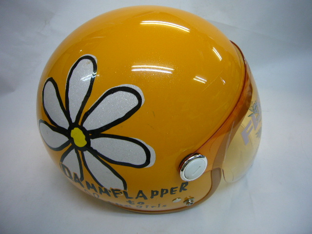 未使用　ジェットヘルメット☆DAMMFLAPPER/ダムフラッパー☆FLOWER JET☆フラワー☆サイズ57～58ｃｍ☆レディース_画像4