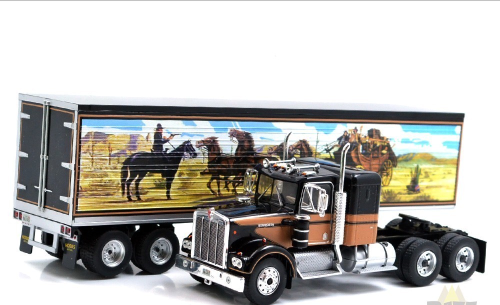 超希少 イクソ・アルタヤ1/43 KENWORTH W900A 1974 WITH REFRIGERATED TRAILER Smokey and the Bandit トランザム7000