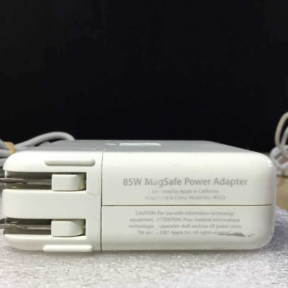 【送料無料】(020868D) Apple 85W MagSafe / MagSafe2 Power Adapter 5個セット ジャンク品_画像4