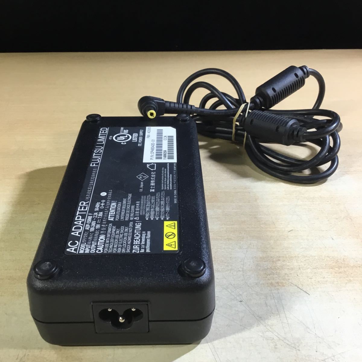 [ free shipping ](021563C) FUJITSU FMV-AC505 19V7.89A genuine products AC adapter Mickey cable attaching secondhand goods 