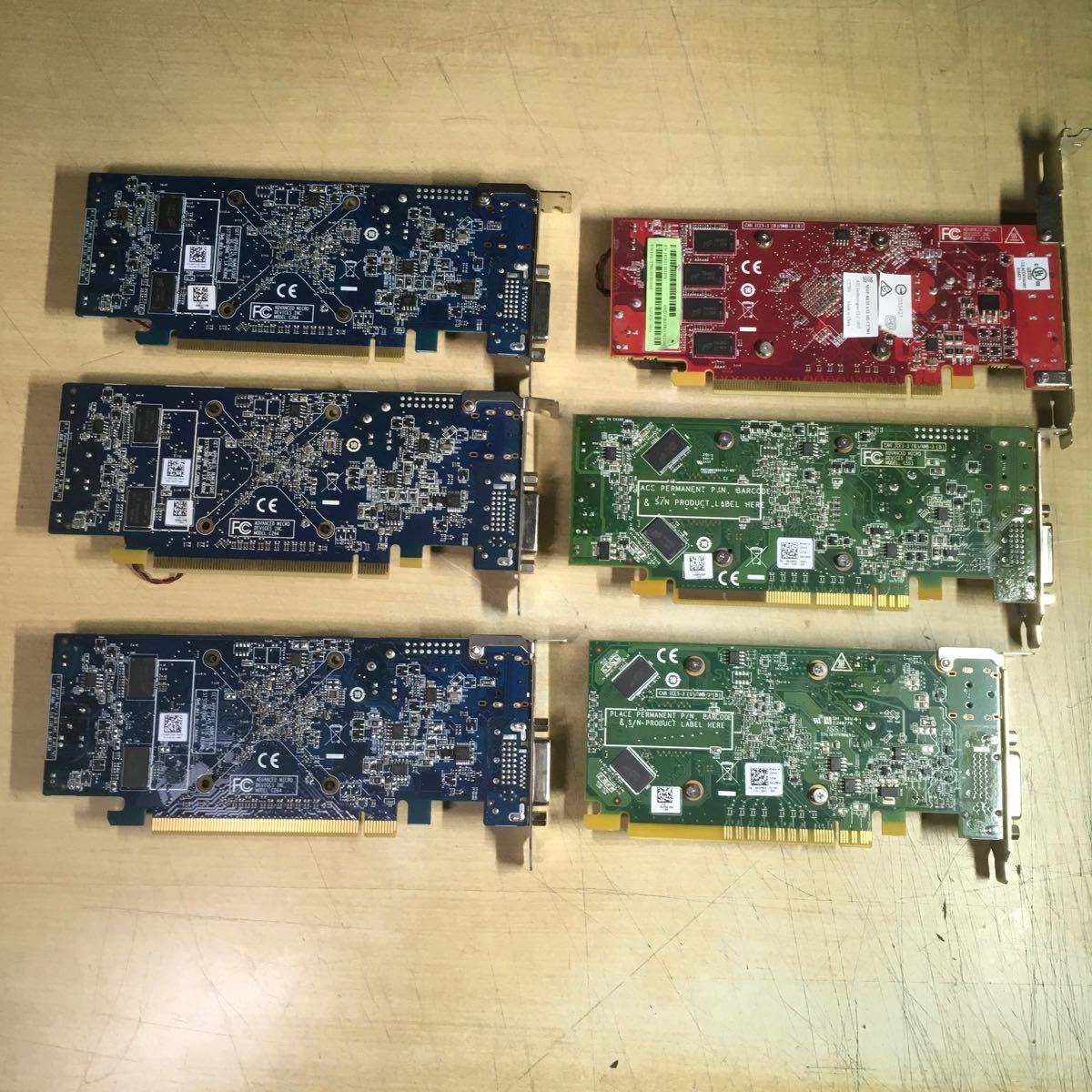 (021606D) AMD RADEON グラフィックボード 各種 ジャンク品 6台セットの画像2