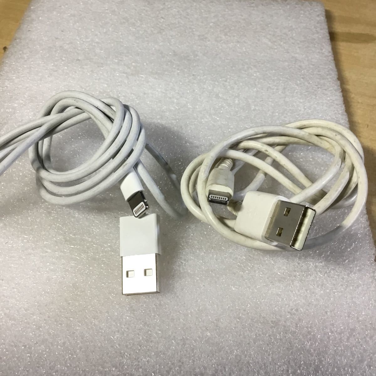 (022866C) ケーブル セット USB Lightning USB-C 他 Apple 他 充電ケーブル USBケーブル iPhone iPod iPad ジャンク品_画像2