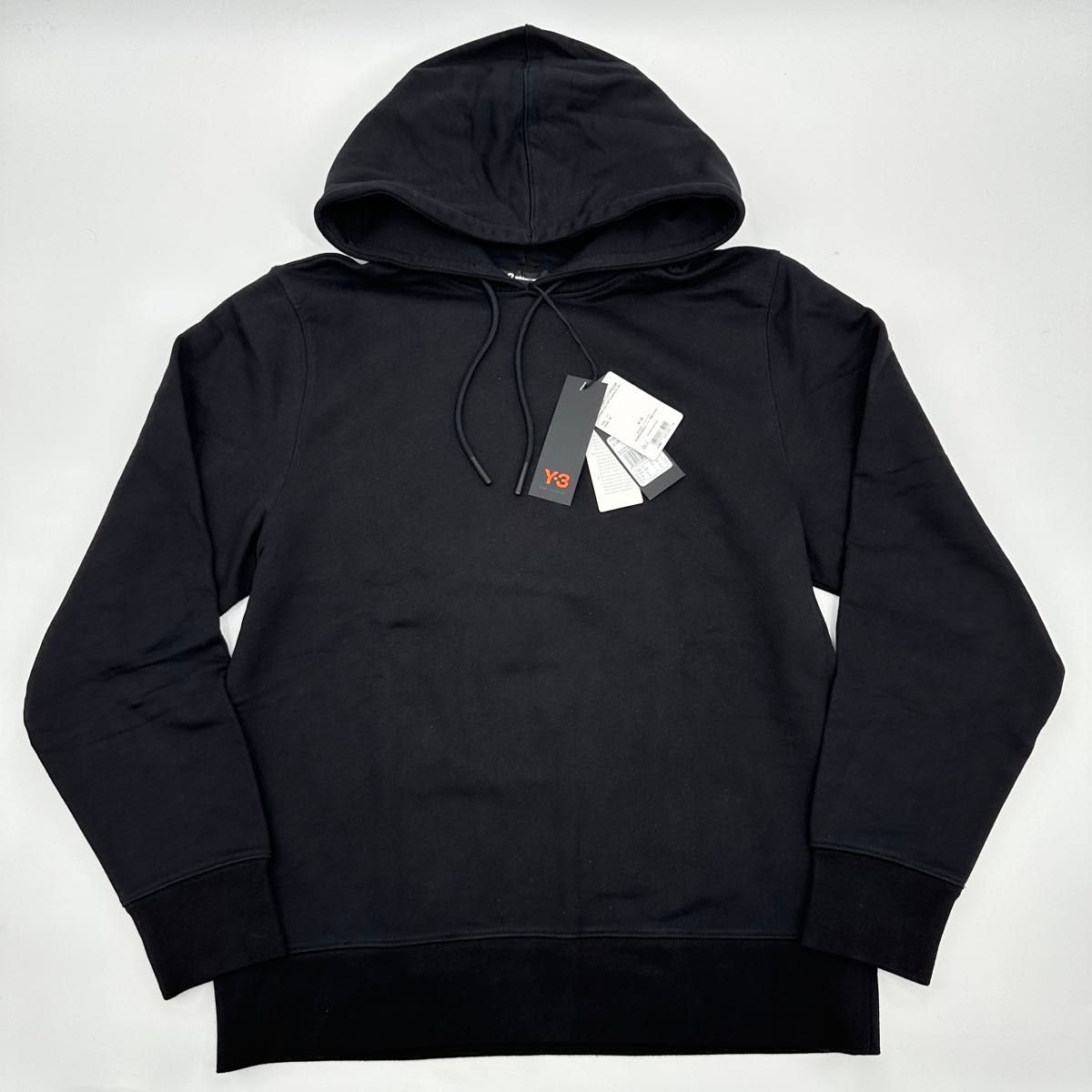 タグ付未使用】ワイスリー Y3 爆走黒烏 バック刺繍ロゴパーカー タグ付未使用】ワイスリー Y3 爆走黒烏 バック刺繍ロゴパーカー