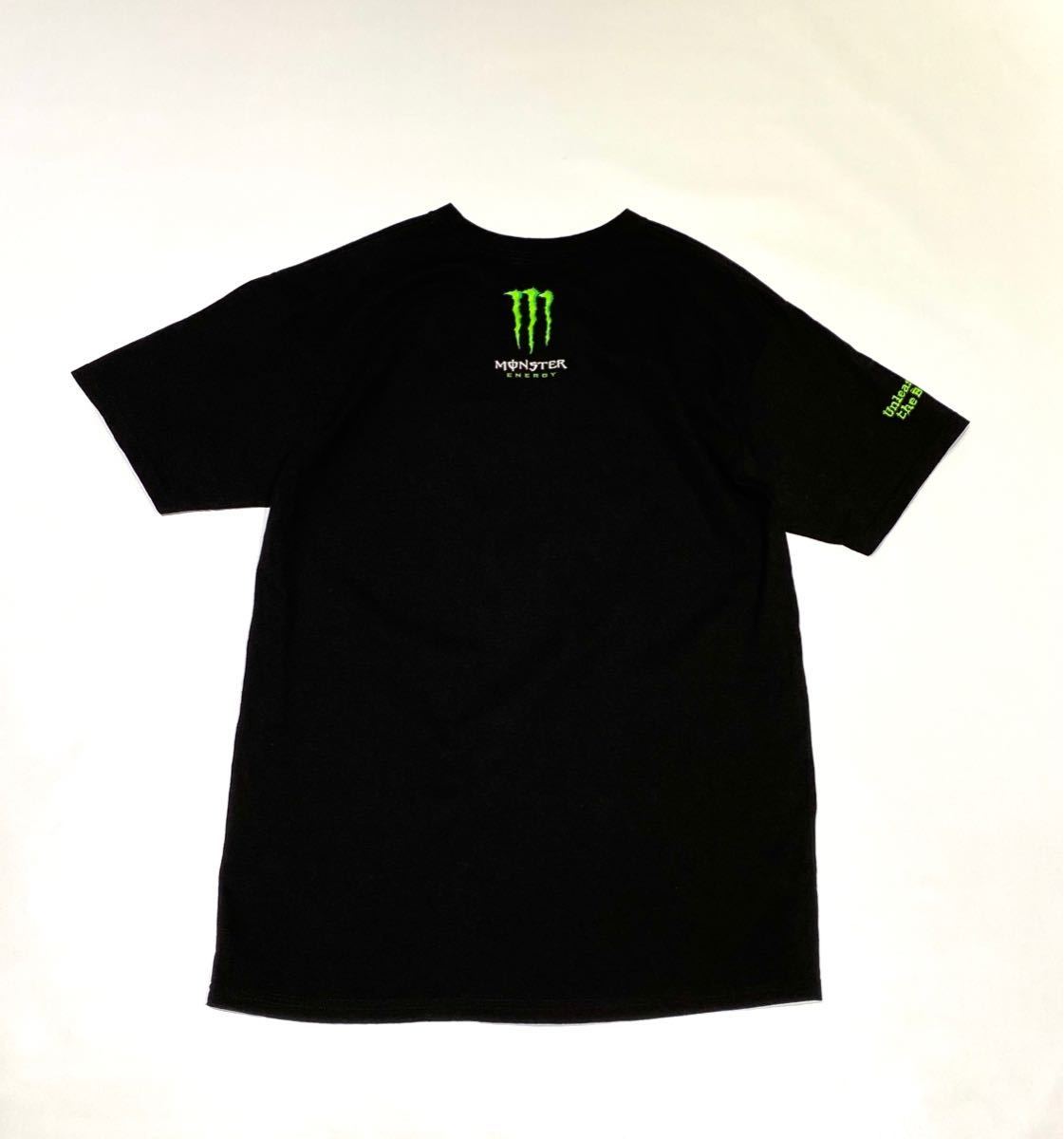 Monster/モンスター プリントTシャツ 両面/袖 ブラック サイズL_画像7