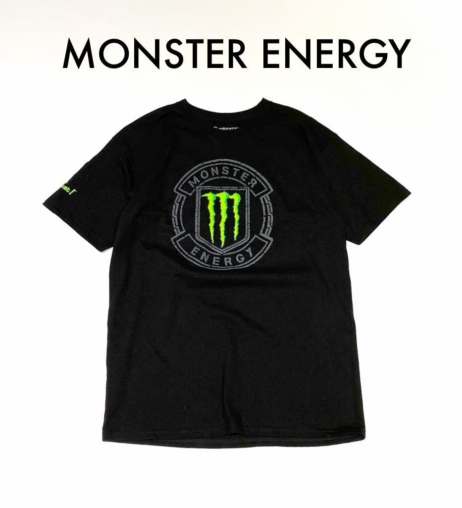 Monster/モンスター プリントTシャツ 両面/袖 ブラック サイズL_画像1