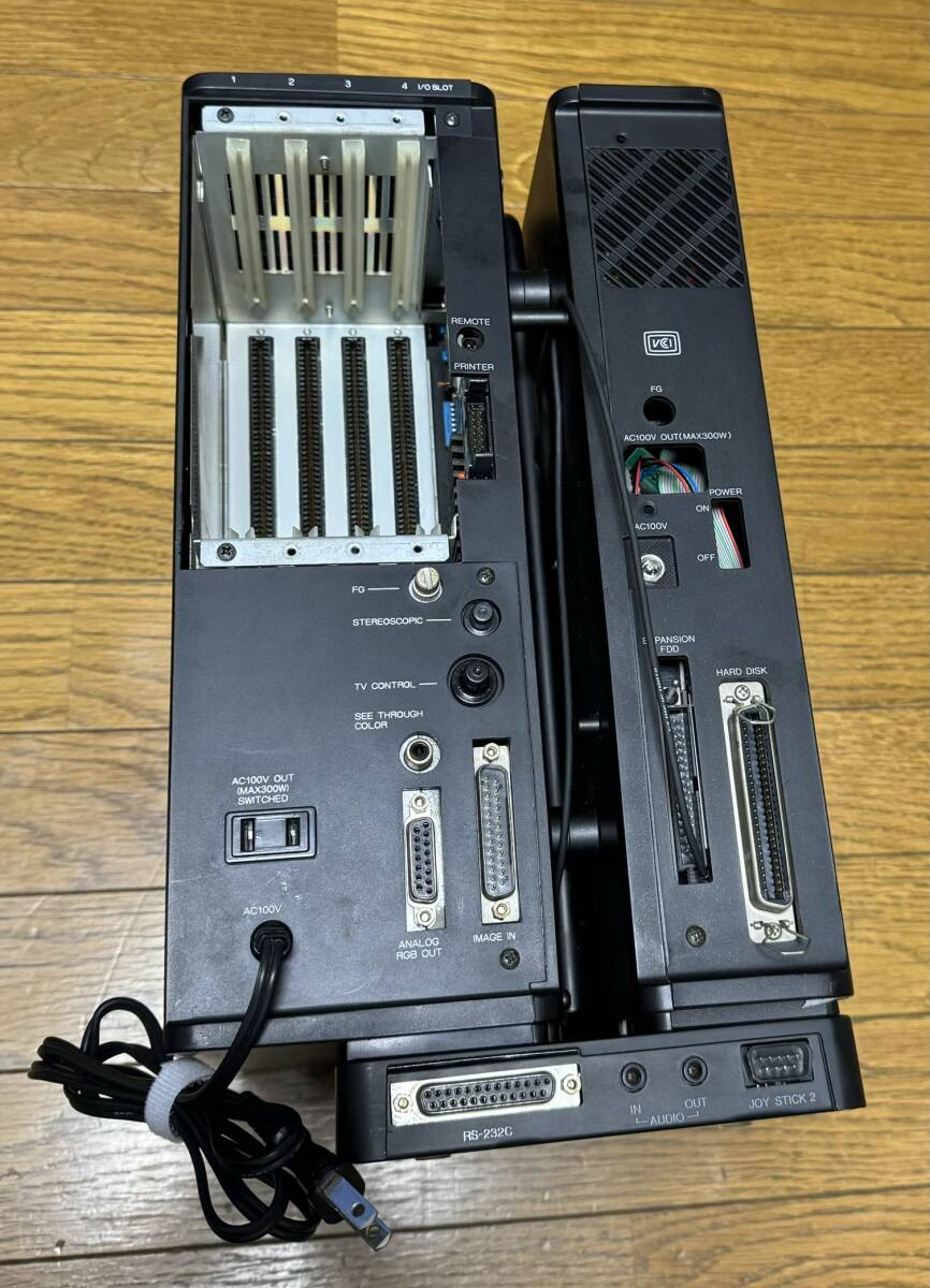 SHARP X68000 EXPERT2(CZ-603C) XpanderIV ＋ Xellent30 ＋ FDX68&FDS+ ＋ 電源ACアダプタ化済_画像3