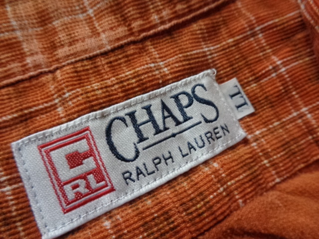 CHAPS RALPH LAUREN チャップス ラルフローレン 長袖 シャツ 刺繍 チェック LL_画像7
