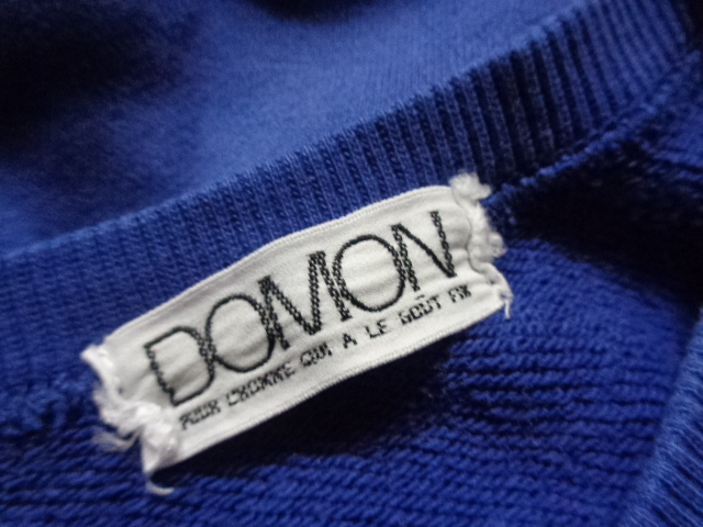 DOMON ドモン　スウェット　トレーナー 長袖　ネイビー　刺繍　スーベニア　キマイラ　_画像4