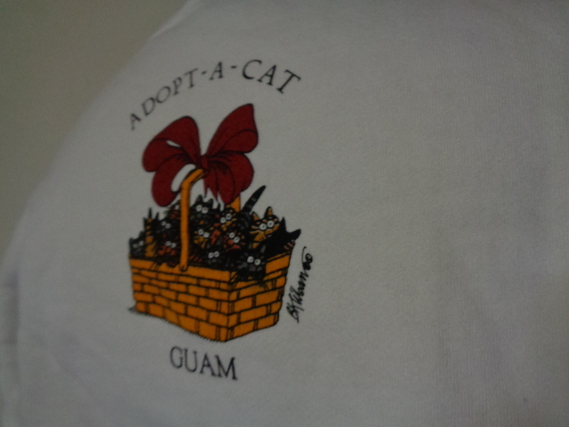 Crazy Shirts Kliban Cat スウェット GUAM Hawaii クレイジーシャツ クリバンキャット ハワイ トレーナー Made in USA 90s 90年代_画像4