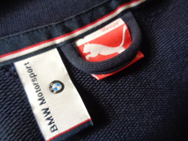 BMW Motorsport × PUMA プーマ ビーエムダブリュー エンブレム ワッペン ジャージ ジャケット ハイブリッド sizeS _画像6